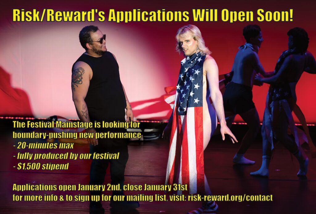 Risk Reward's applications will open in January! Click this image to find mailing list sign-ups that will keep you up to date!